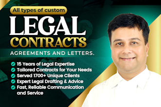 write legal contracts and agreements
