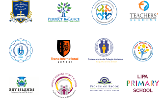 design preschool, childcare, daycare and university logo