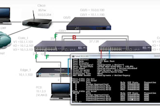 assist in cisco network design and configuration
