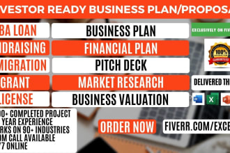 do investor ready business plan and proposal