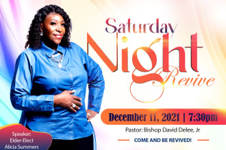 do amazing church flyer design, event flyer design, christmas