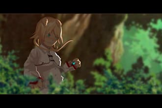 do an illustration of you in any anime style