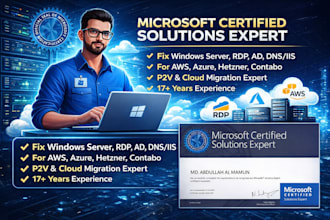 install fix windows server rdp ad dns on AWS azure hetzner contabo