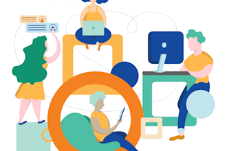 do illustrations for apps