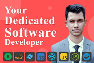 be your software developer, build react js typescript full stack mern web app