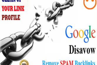 detect and terminate spam links from your site with disavow