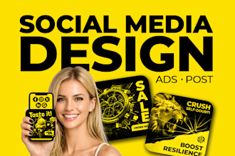 design facebook ads, instagram post, social media post, image ads, ad creative