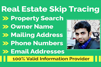 provide accurate real estate skip tracing for investors and agents