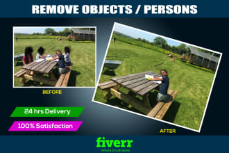 remove person, objects in photoshop
