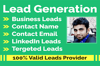 do b2b lead generation, targeted leads, business email list, and linkedin leads