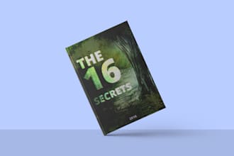 create a beautiful book cover, book design, cover design