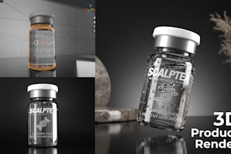 design print ready packaging and photorealistic cgi render