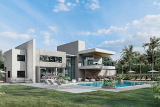 design and render 3d architecture video