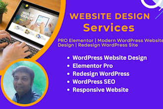 redesign wordpress website using elementor pro expert