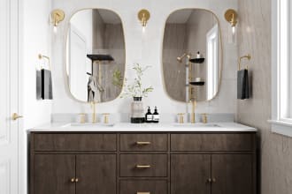 design model render bathroom wc