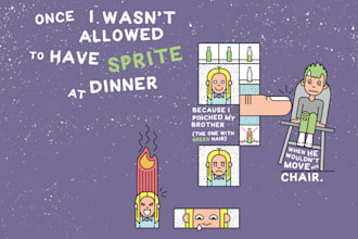 draw professional children book illustration