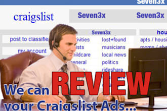 be your personal craigslist ad consultant