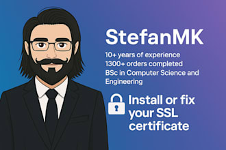 install or fix your SSL certificate