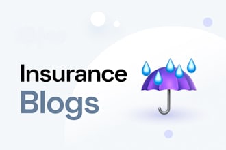 write an publish on da 45 tld privat insurance niche