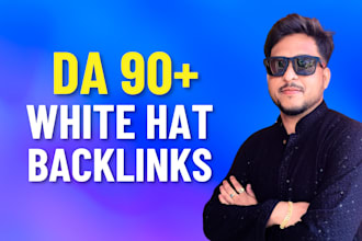 create high da white hat SEO backlinks to improve website ranking