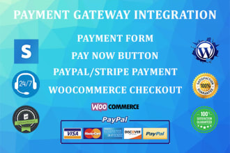 integrate payment gateway, form, payment button, pay now button