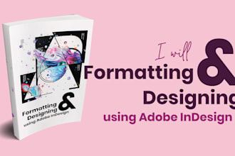 format and design interior book or novel with indesign