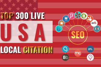 do top 300 local citation and  google  business maps listing