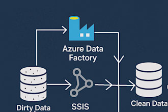 clean massive amount of data using ssis, azure data factory, sql