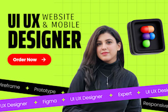 design website ui ux, mobile ui ux, UI UX design in figma
