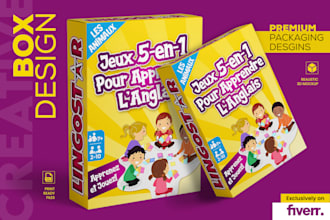 create a custom product packaging box design