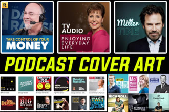 design a stunning podcast cover art