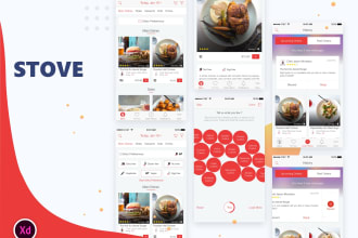 do mobile app UI UX design with interactive figma prototypes