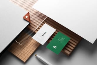make professional clean business card design