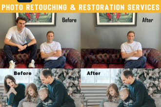 add or remove object, people or photo retouch, restoration