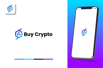 design modern tech and crypto logo with branding guidelines