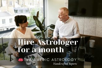 be your personal astrologer for 30 days unlimited qns using  vedic astrology