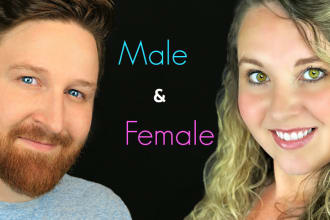 record an american male and female voice over