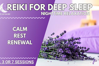 do distance reiki for deep sleep and relaxation