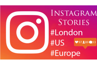 Instagram的推广增益跟随英国伦敦的故事大喊答题节目环节