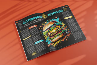do a professional magazine layout