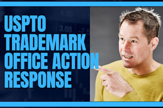respond to uspto trademark office action for any objection licensed attorney