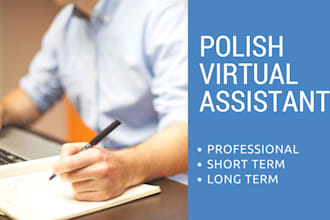 be your polish virtual assistant for 1 hour