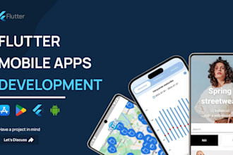 do flutter mobile app development, ios android or flutter developer