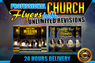 create professional  church flyers