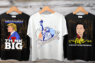 make tshirt design in modern streetwear style in 24 hours