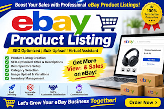 create and optimize professional ebay product listiongs