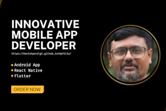 develop android react native flutter mobile app development