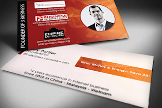 design a professional business card and free editable file