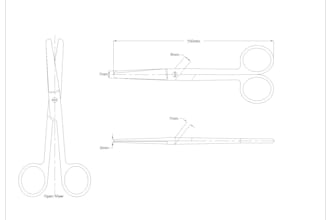 make technical drawings for surgical instruments mdr
