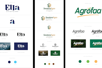 create a logo, stationery branding and social media kit